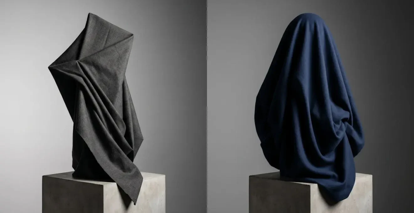 Comparaison visuelle entre une culotte taille haute échancrée et une version couvrante sur mannequin